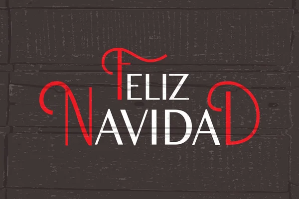 Tipografía feliz de las fiestas para la tarjeta de felicitación de Navidad / Año Nuevo — Archivo Imágenes Vectoriales