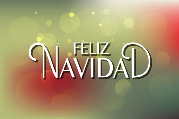 Tipografía feliz de las fiestas para la tarjeta de felicitación de Navidad / Año Nuevo — Archivo Imágenes Vectoriales