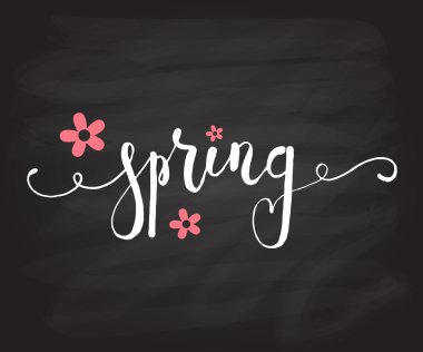 design flyer for Spring