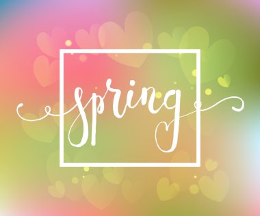 design flyer for Spring