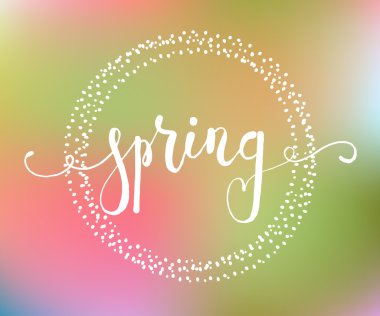 design flyer for Spring