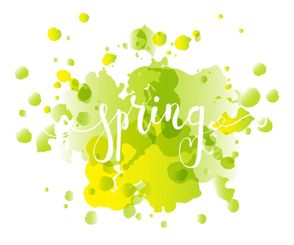 Design flyer for Spring — Stock Vector