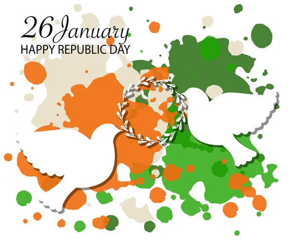 Happy Республіка день (Індія) шаблони для листівка, запрошення — стоковий вектор
