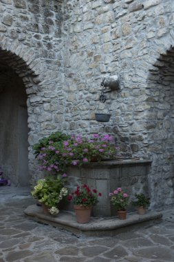 Stella Cilento, İtalya, taş ev.