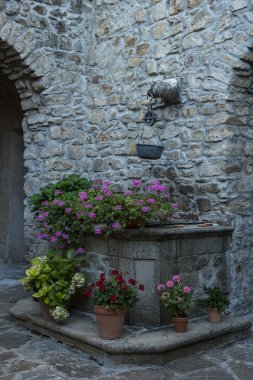 Stella Cilento, İtalya, taş ev.