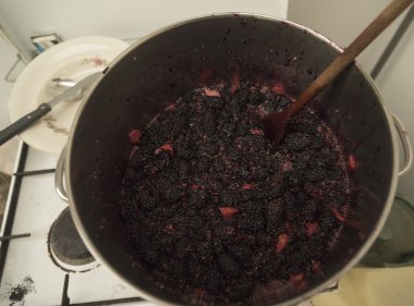 Dut balcks reçel. Hazırlık.