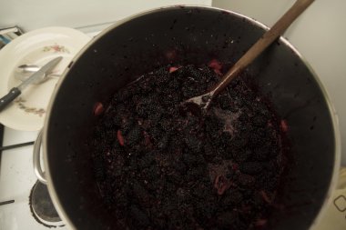 Dut balcks reçel. Hazırlık.