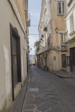 Sessa Aurunca, İtalya, 2016 3 Nisan. Kilise görünümünü