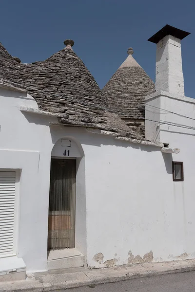 Trullo Apulien Italien Steinhäuser Murgia Details Des Landes Und Der — Stockfoto