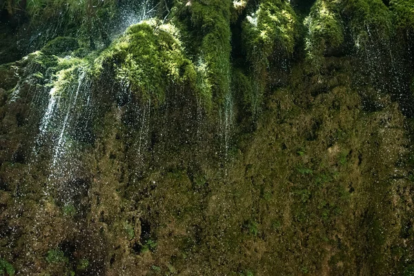 Fotografias Alta Velocidade Cascata Senerchia Oasis Hunt Park Campania Itália — Fotografia de Stock