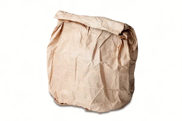 Beyaz arka plan üzerinde izole yemek çanta