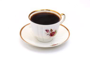 beyaz izole kahve fincanı