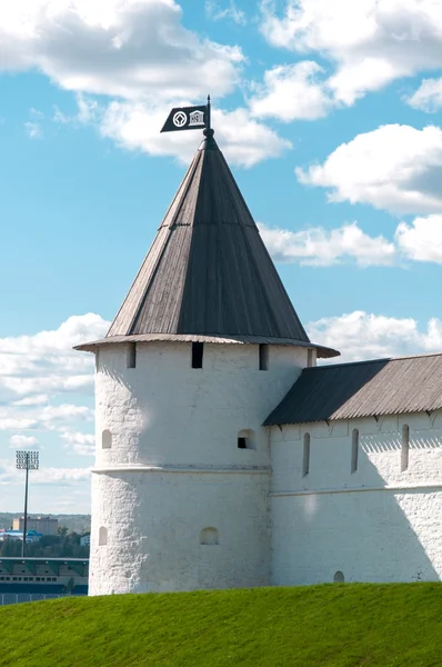 Południowo-zachodniej wieży Kazan Kremlin — Zdjęcie stockowe