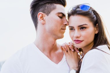 Duygusallık ifade genç çekici çift