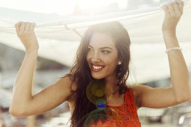 Oldukça tutkulu kadın