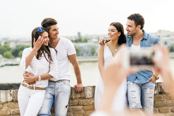 Gruppo di persone fotografate — Foto Stock