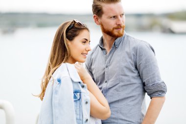 Güzel çift zaman harcama