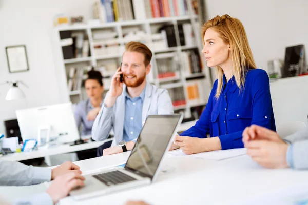 Business coworkers during meeting — Stock Photo, Image