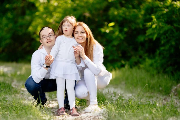 People with down syndrome — Stock Photo, Image