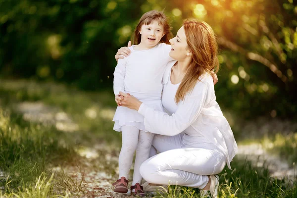 People with down syndrome — Stock Photo, Image