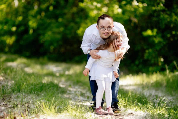 People with down syndrome — Stock Photo, Image