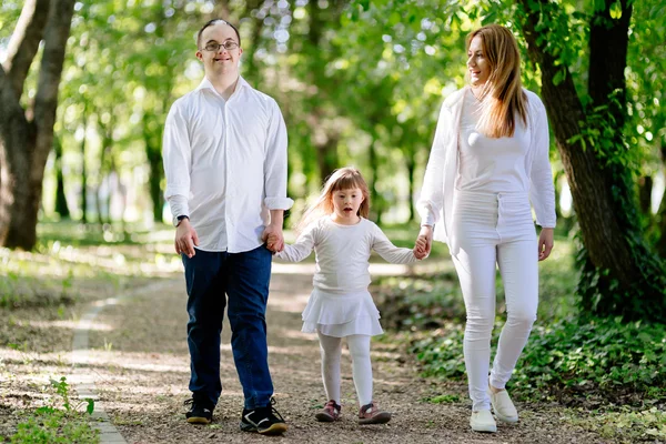 Lidé s Downovým syndromem — Stock fotografie