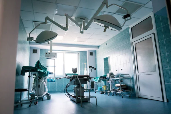Equipamentos Dispositivos Médicos Moderna Sala Cirurgia Conceito Pessoas Saúde — Fotografia de Stock