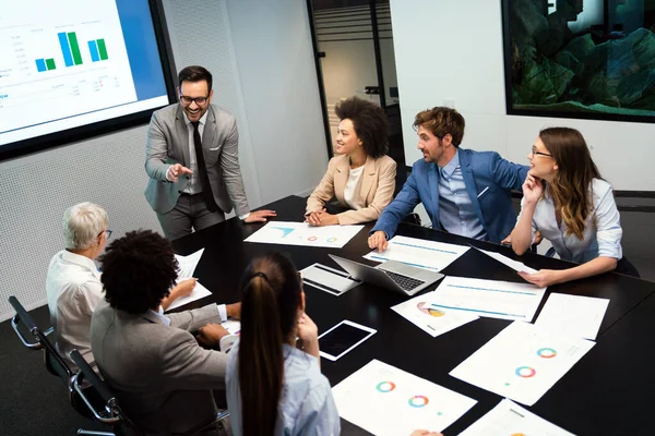 Programmers Working Software Developing Company Office — Stock Photo, Image