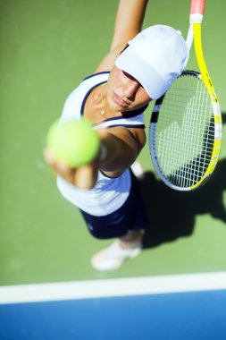 hizmet veren bayan tenis oyuncusu