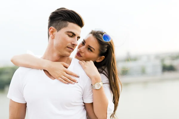 Beautiful couple in love — Stock Photo, Image