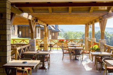 Yaz aylarında güzel Teras