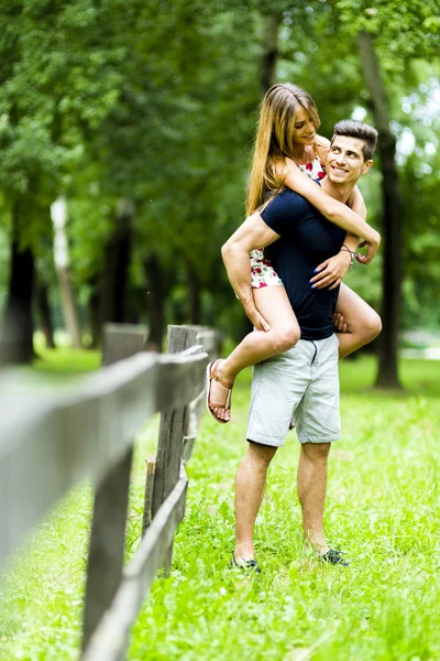 Gelukkig paar in liefde — Stockfoto