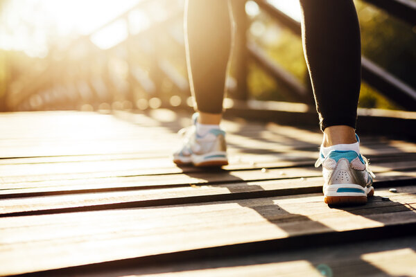 Beautiful female runner