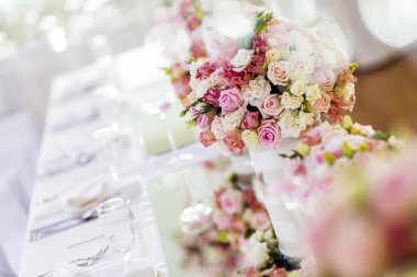 Güzel güller ile dekorasyon