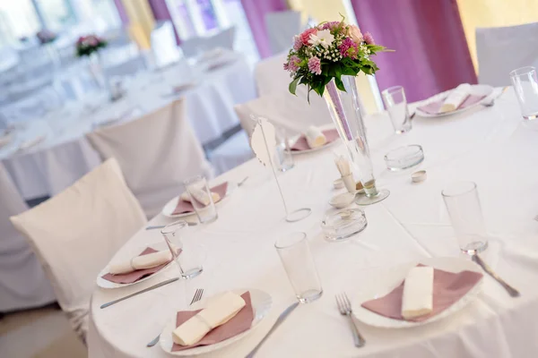 Decoración de la boda con flores — Foto de Stock