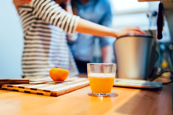 Homemade orange juice — Stock Photo, Image