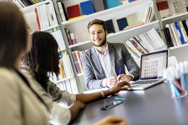 Business people on meeting in office — Stock Photo, Image