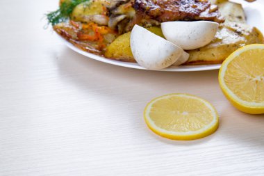 etli sebze ve mantar