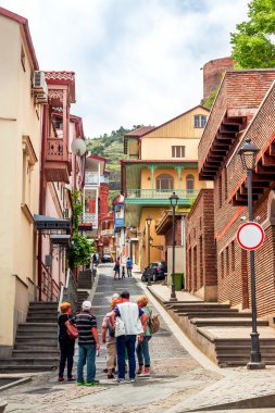 Sololaki, Gürcistan Tiflis eski şehrin görünümü