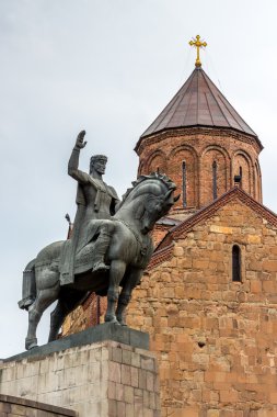 Kral Hatice Gorgasali Tiflis heykeli