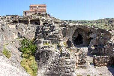Antika cave City Uplistsikhe, Georgi eski Ortodoks Kilisesi