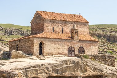 Antika cave City Uplistsikhe, Georgi eski Ortodoks Kilisesi