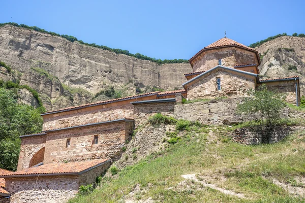 Ancient mountain monastery in Georgia - Shiogvime. It was found — Stock Photo, Image