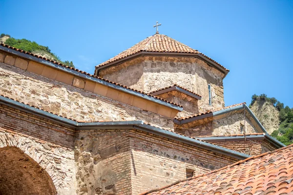 Ancient mountain monastery in Georgia - Shiogvime. It was found — Stock Photo, Image