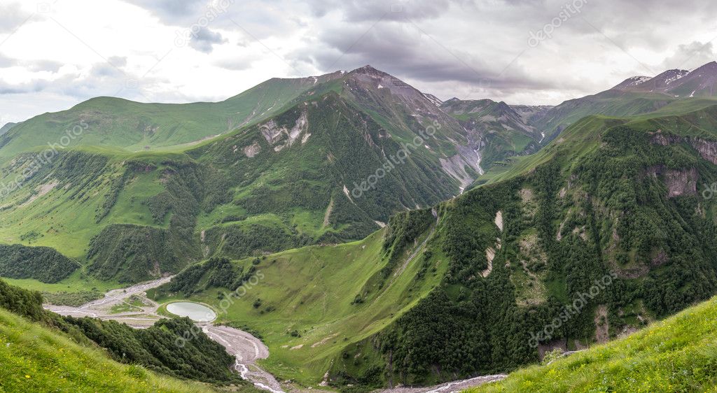 Georgian Military Highway, Caucasus mountains