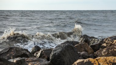 Fırtınada, Poti Georgia Sahili (Karadeniz)