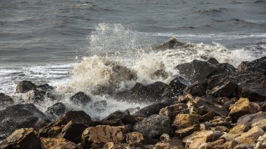 Fırtınada, Poti Georgia Sahili (Karadeniz)