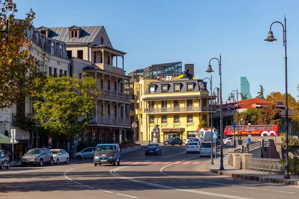 Tiflis Georgia Noviembre 2020 Plaza Meidan Hito Del Casco Antiguo — Foto de Stock