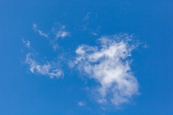 Langit Biru Latar Belakang Dengan Awan Putih Alam Tekstur — Stok Foto