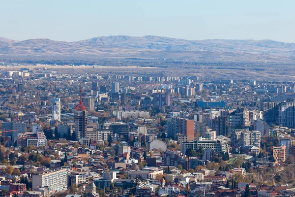 Κατοικημένη Περιοχή Της Πόλης Τιφλίδα Σοβιετική Αρχιτεκτονική Αστικό Τοπίο — Φωτογραφία Αρχείου